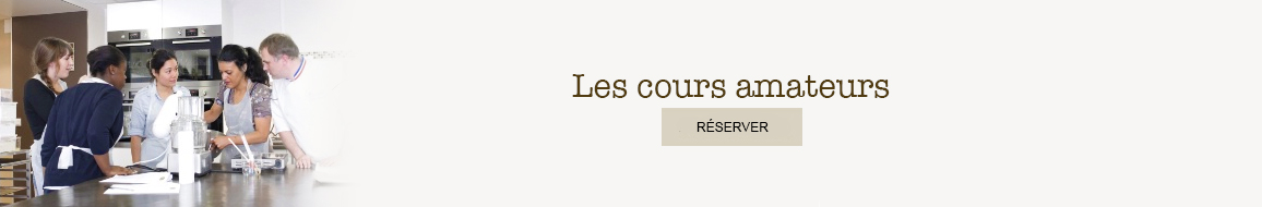 Cours amateurs de pâtisserie